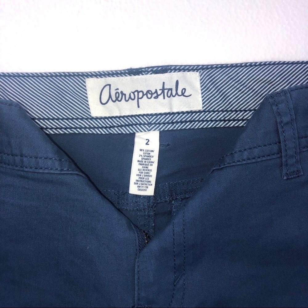 🌸AEROPOSTALE MIDI TWILL BLUE SHORTS🌸